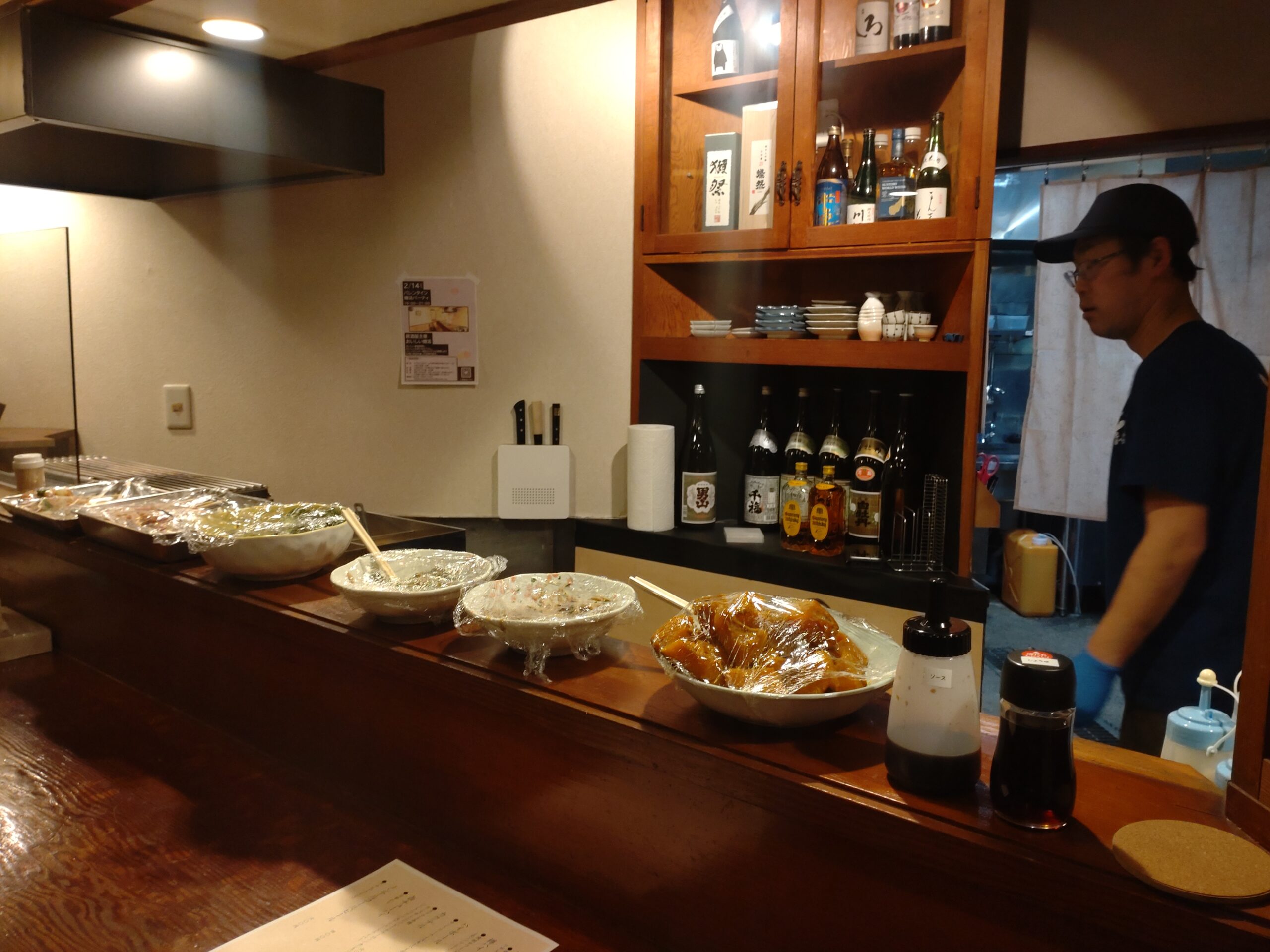 小鉢と地酒　心結